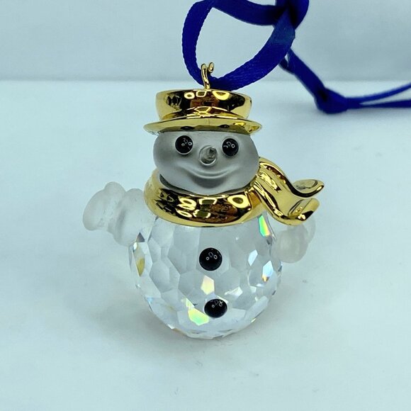 Swarovski Crystal Classic Rhodium Snowman 681337 Very RARE in box COA S157 - Picture 2 of 7